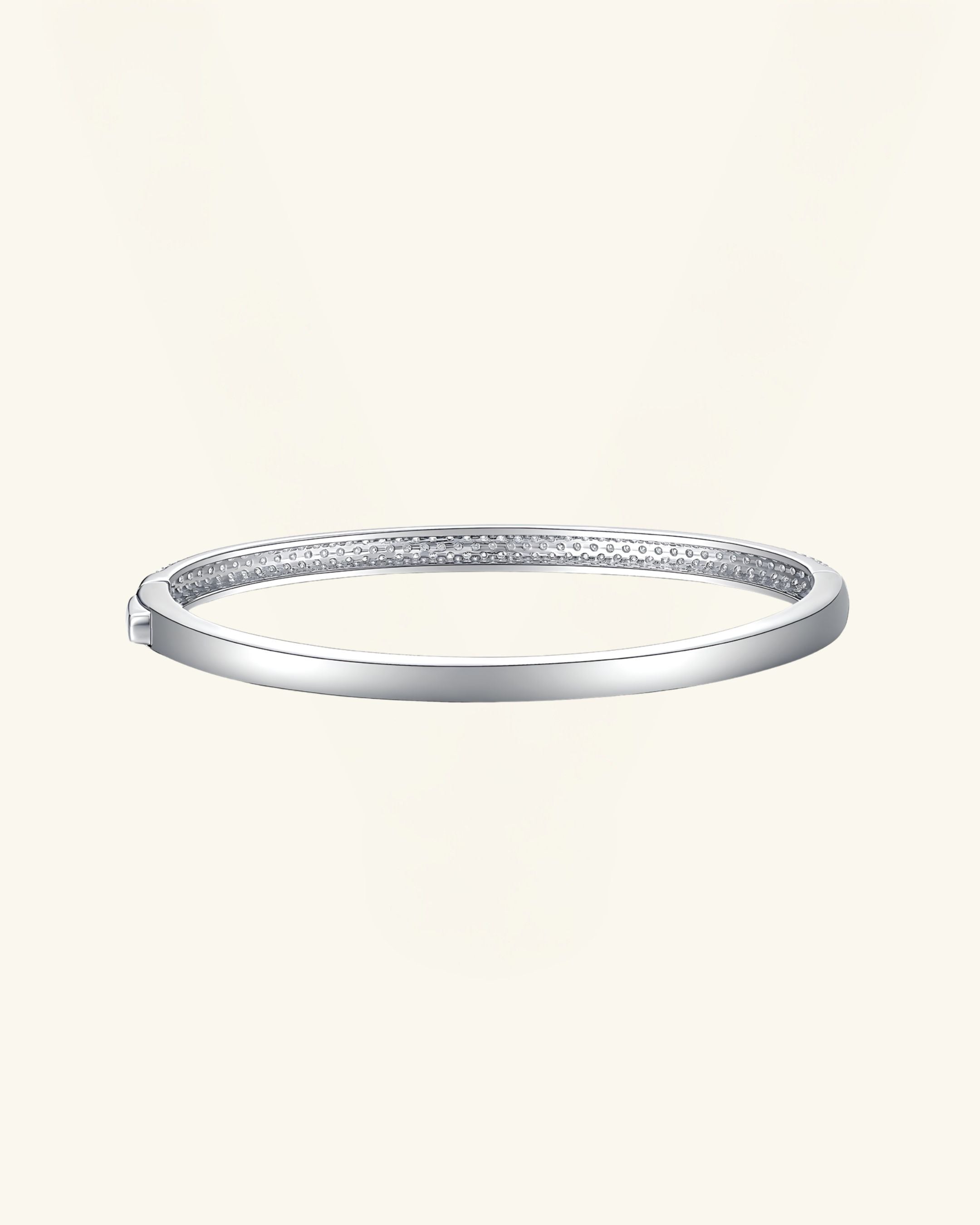 Pavé Moissanite Stackable Bangle