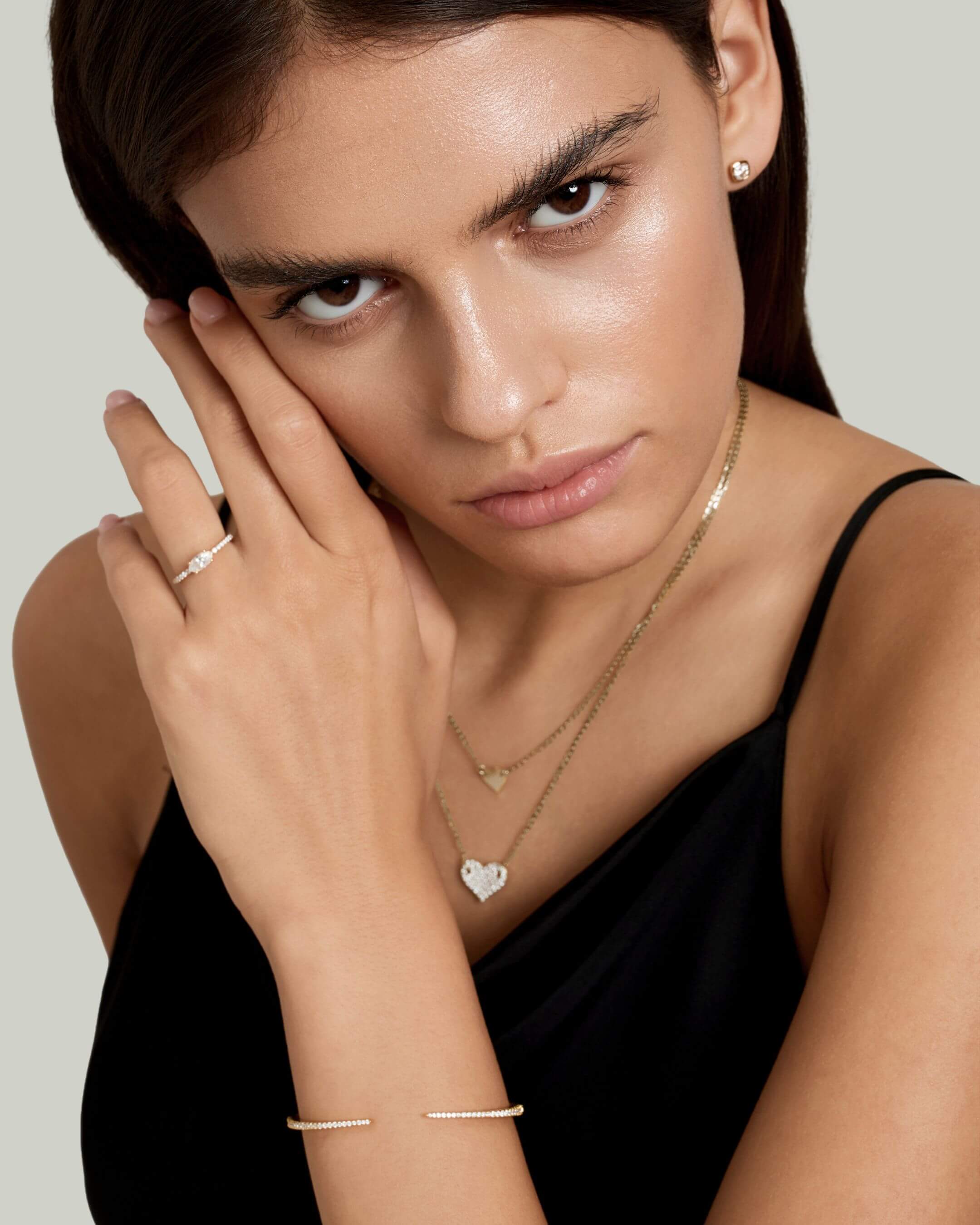 Moissanite Claw Cuff