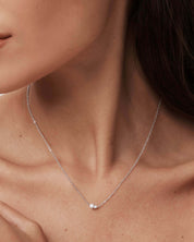 Moissanite Duo Necklace