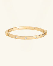 Moissanite Station Bangle