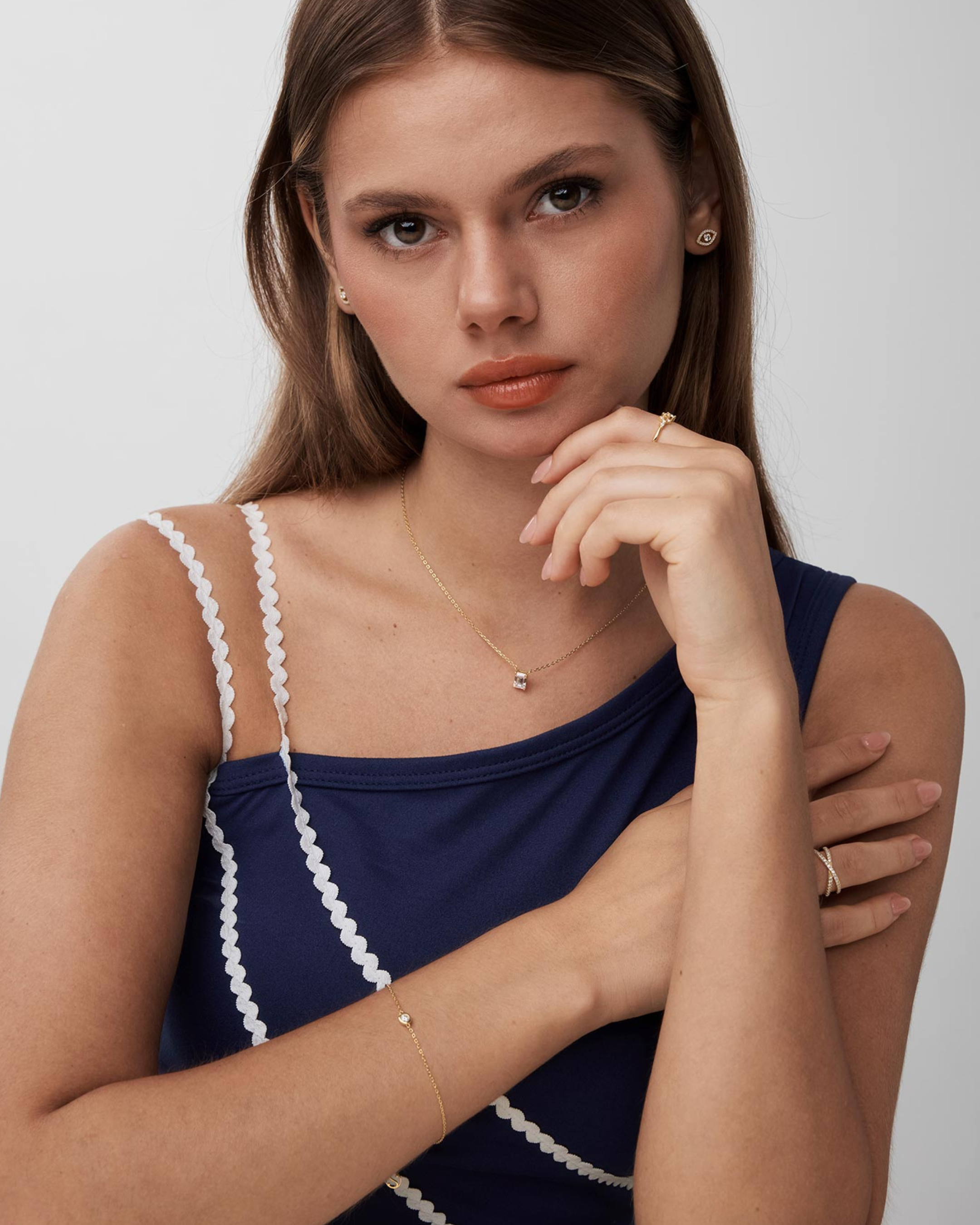 Solo Moissanite Bracelet