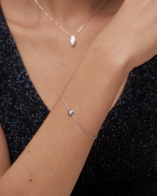 Solo Moissanite Bracelet