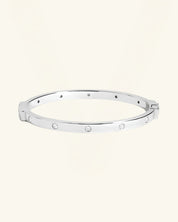 Moissanite Station Bangle