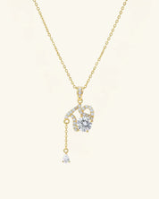 Zodiac Sign Moissanite Necklace
