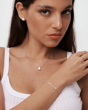 Multi Moissanite Station Bracelet