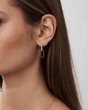 Multiway Pavé Link Moissanite Earrings