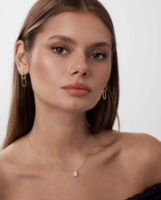 Multiway Pavé Link Moissanite Earrings