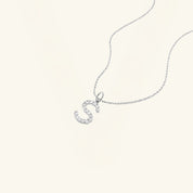 Moissanite Letter Necklace