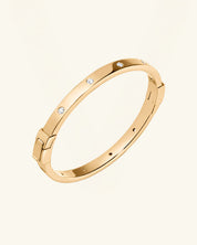 Moissanite Station Bangle