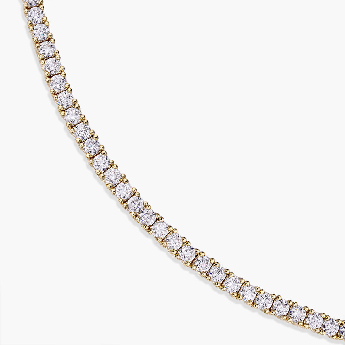 Moissanite Tennis Necklace 4mm