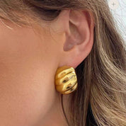 Croissant Hoop Earrings - Women's Earrings - Someone & HerOwn