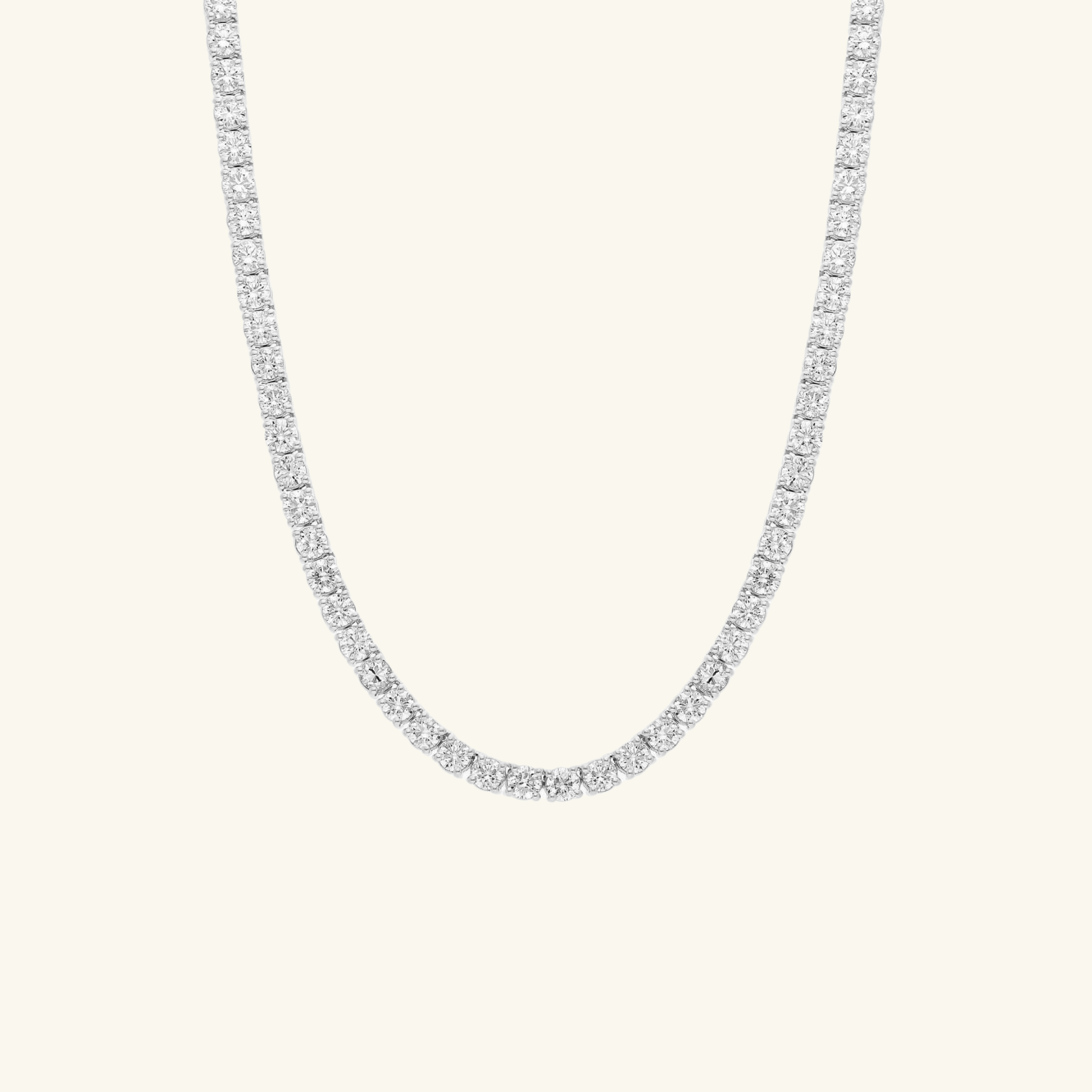 Moissanite Tennis Necklace 4mm