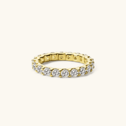 3mm Moissanite Eternity Ring