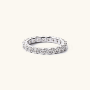 3mm Moissanite Eternity Ring