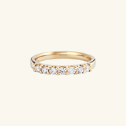 Moissanite Half Eternity Ring - Women's Rings - Someone & HerOwn