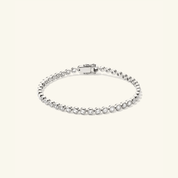 Bezel Moissanite Tennis Bracelet