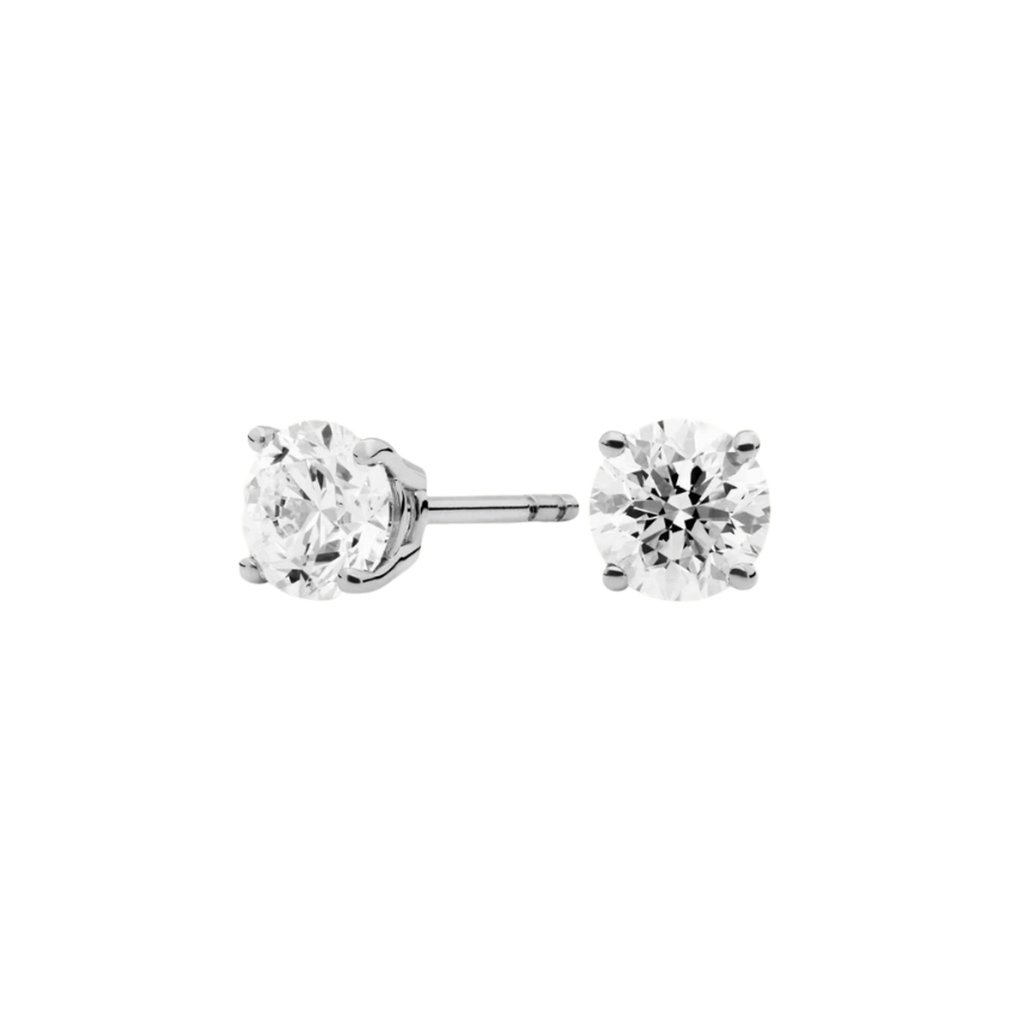 Round Moissanite Stud Earrings - Women's Earrings - Someone & HerOwn