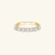 Bold Moissanite Half Eternity Ring - Women's Rings - Someone & HerOwn