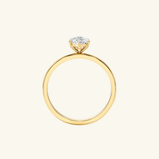 2ct Moissanite Marquise Cut Solitaire Ring
