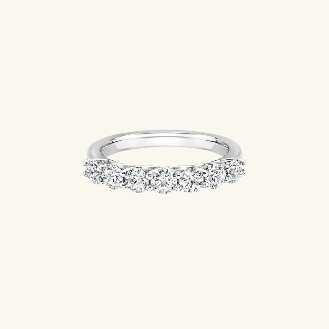 Bold Moissanite Half Eternity Ring - Women's Rings - Someone & HerOwn