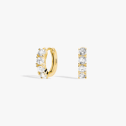 Moissanite Huggies