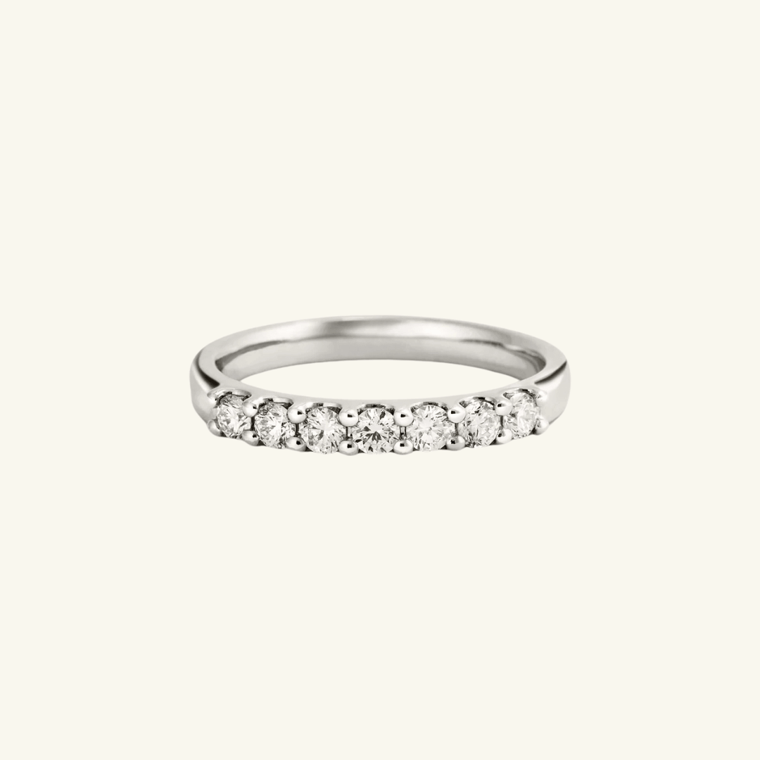 Moissanite Half Eternity Ring - Women&#39;s Rings - Someone &amp; HerOwn