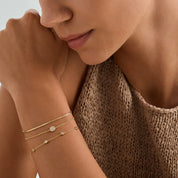 Multi Moissanite Station Bracelet
