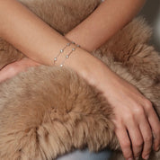 Multi Moissanite Station Bracelet