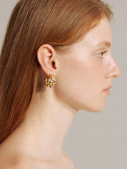 Seed Figure Double Hoops - Women's Earrings - Someone & HerOwn