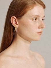 Seed Figure Double Hoops - Women's Earrings - Someone & HerOwn