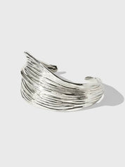 Leaf Figure Cuff Bracelet