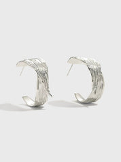 Leaf Figure Hoops - Women's Earrings - Someone & HerOwn