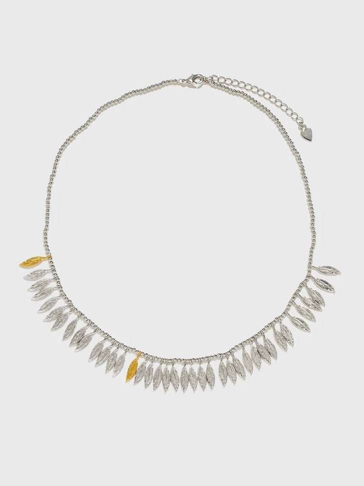 Leaf Tassel Necklace