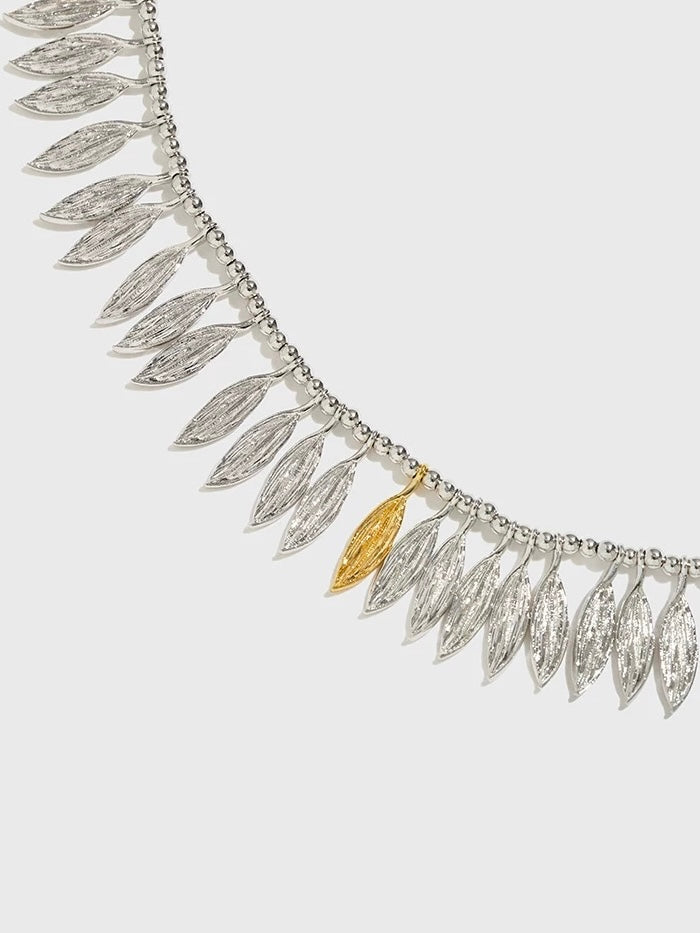 Leaf Tassel Necklace