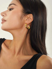 Twisted Hoop Earrings - Women's Earrings - Someone & HerOwn