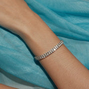 Double Row Moissanite Tennis Bracelet - Women's Bracelets - Someone & HerOwn