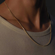 Square Chain Necklace Men