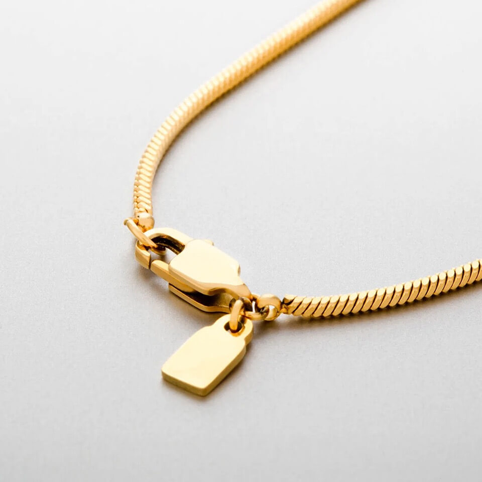 Square Chain Necklace Men