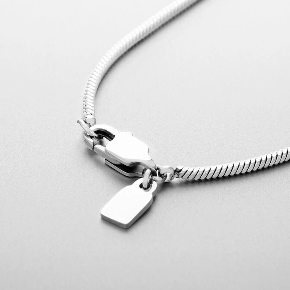 Square Chain Necklace Men