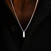 Box Chain Pendant Necklace Men