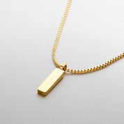 Box Chain Pendant Necklace Men