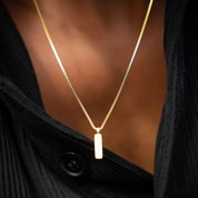 Box Chain Pendant Necklace Men