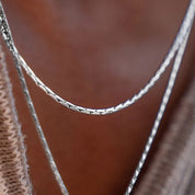 Wire Chain Necklace Men