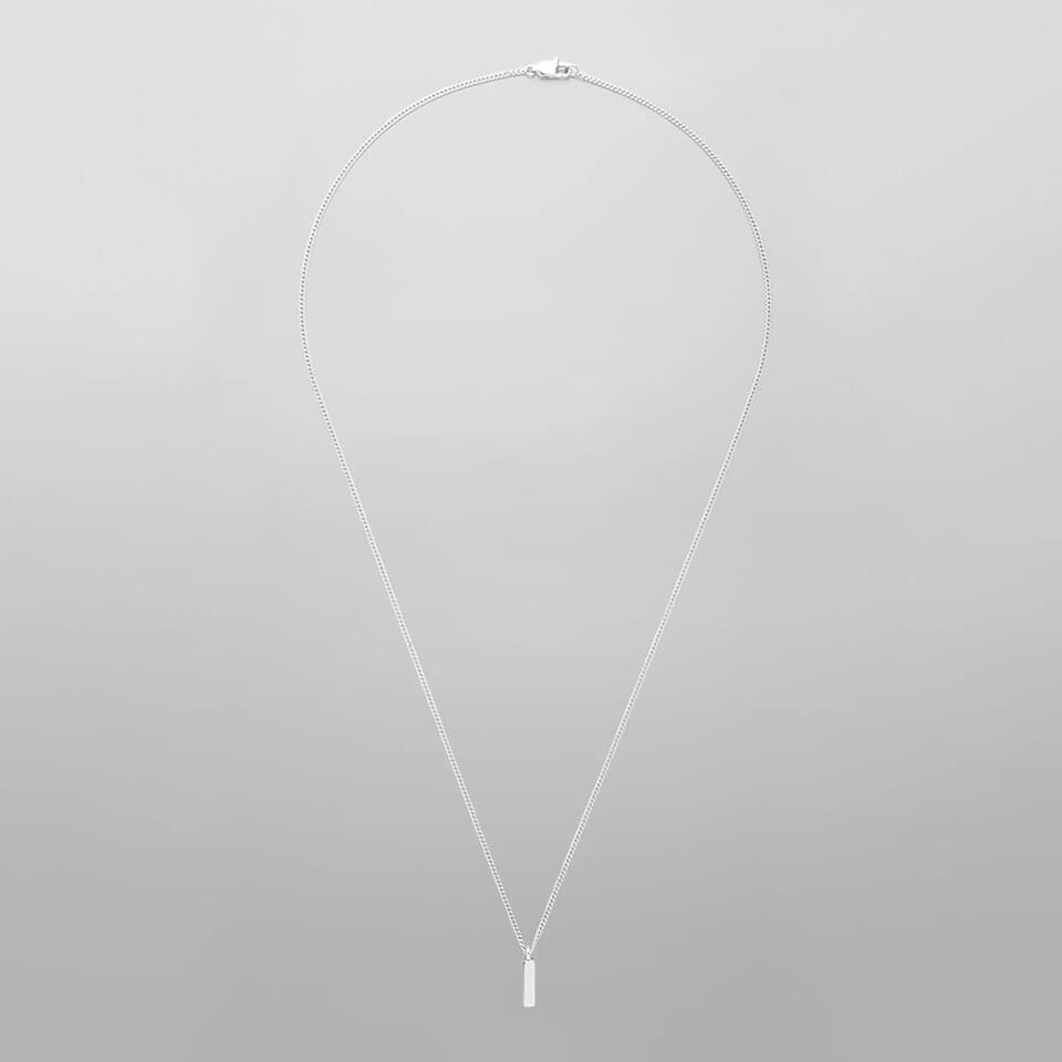 Minimal Chain Pendant Necklace Men