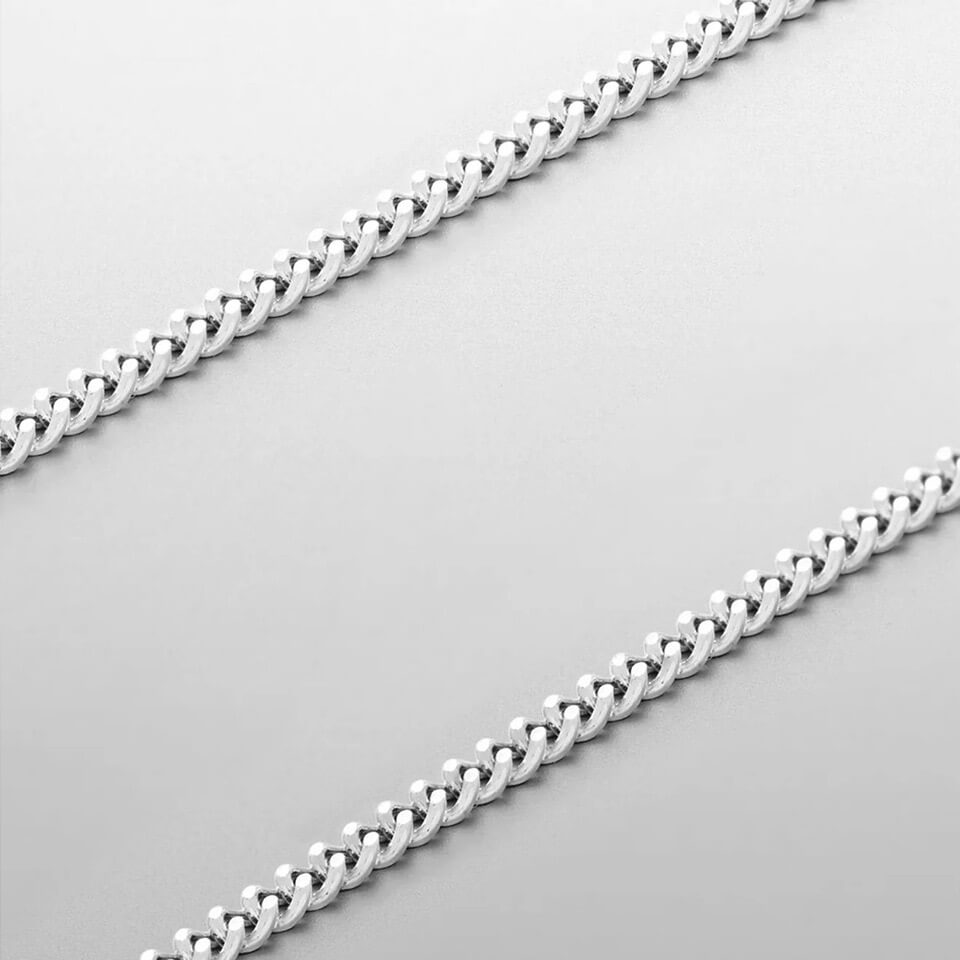 Minimal Chain Necklace Men