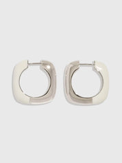 Enamel Square Hoops - Women's Earrings - Someone & HerOwn