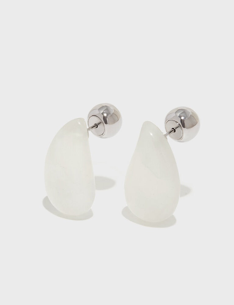 Agate Teardrop Earrings - Women's Earrings - Someone & HerOwn