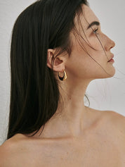 Chunky Medium Hoop Earrings - Women's Earrings - Someone & HerOwn