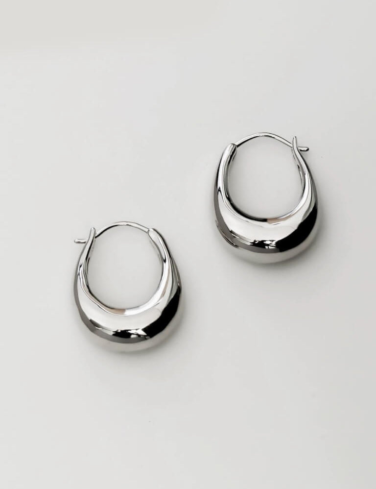 Chunky Medium Hoop Earrings - Women's Earrings - Someone & HerOwn