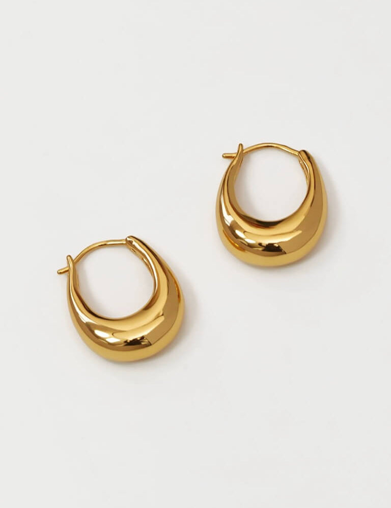 Chunky Medium Hoop Earrings - Women's Earrings - Someone & HerOwn